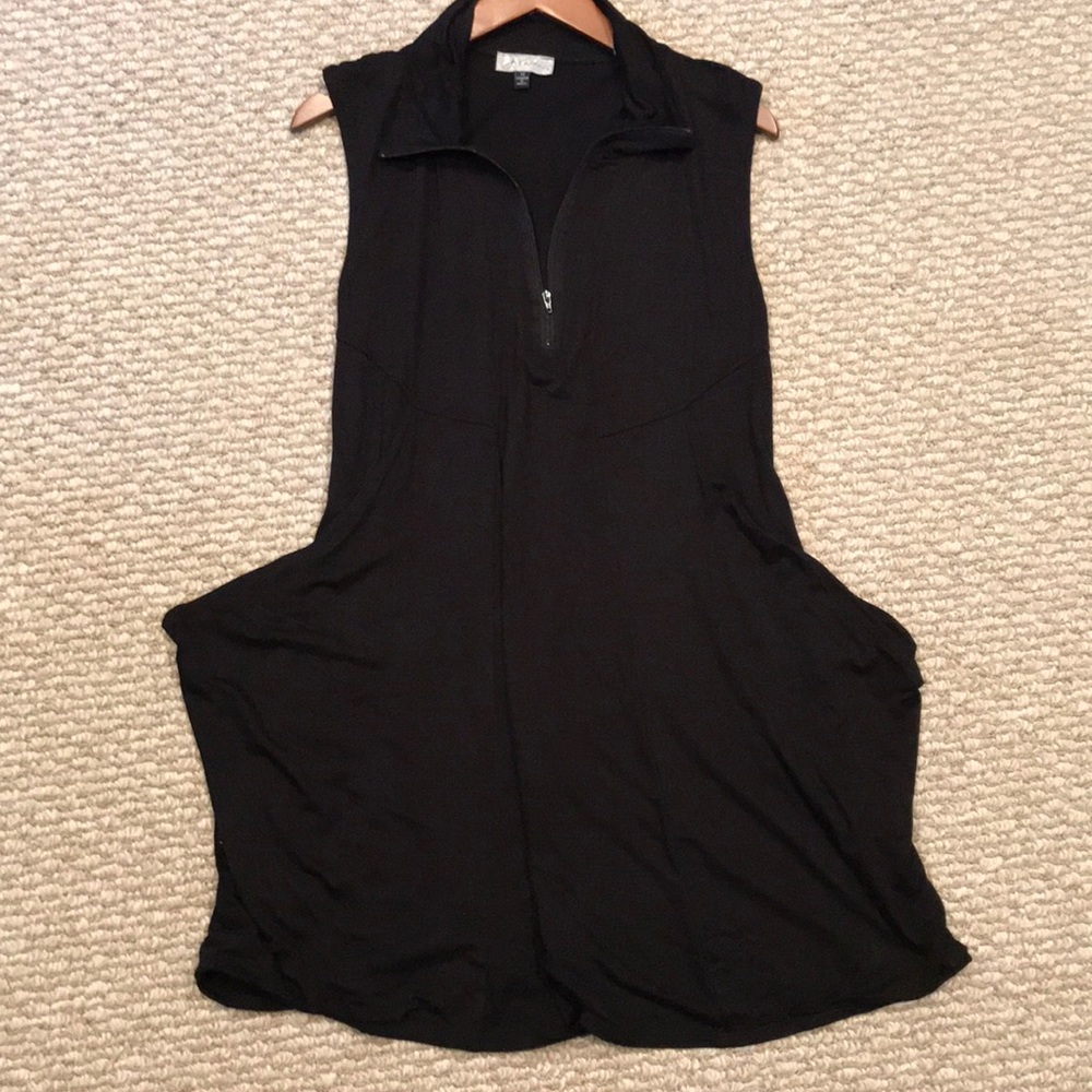 J.valdi Luxe Jersey Cover Up Dress - Black
